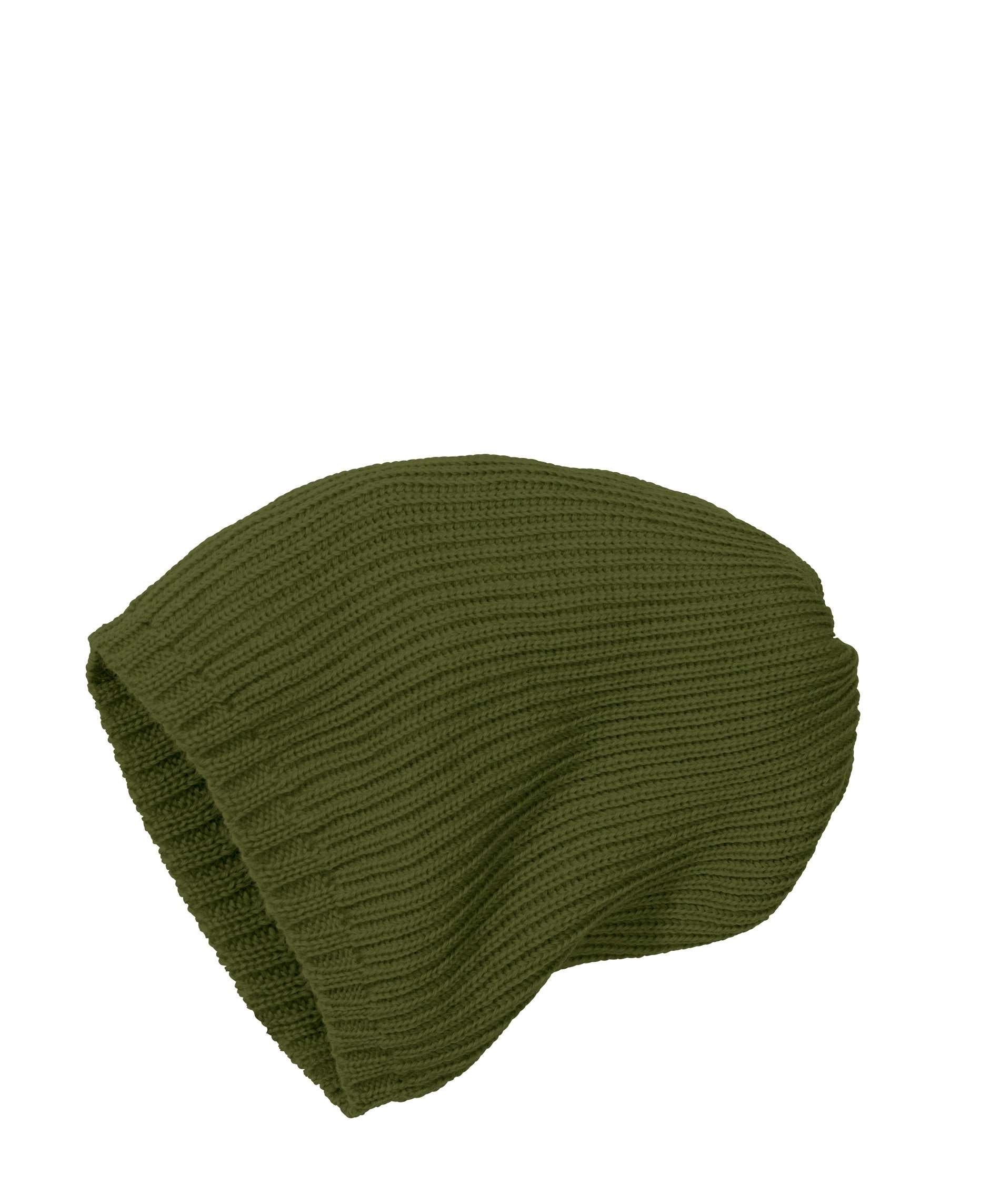 Disana Knitted Wool Hat Olive - Muts Gebreide Wol Olijf Groen