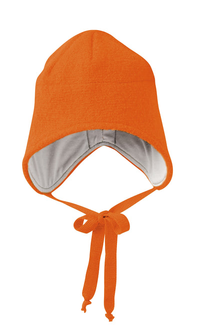 Disana Boiled Wool Hat Orange - Muts Gekookte Wol Oranje