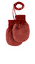 Disana - Knitted Wool Gloves Bordeaux Rosé Gekookt Wollen Wantjes Rood