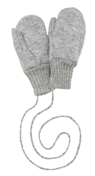 Disana - Boiled Wool Gloves Grey Gekookt Wollen Wantjes Zacht Grijs