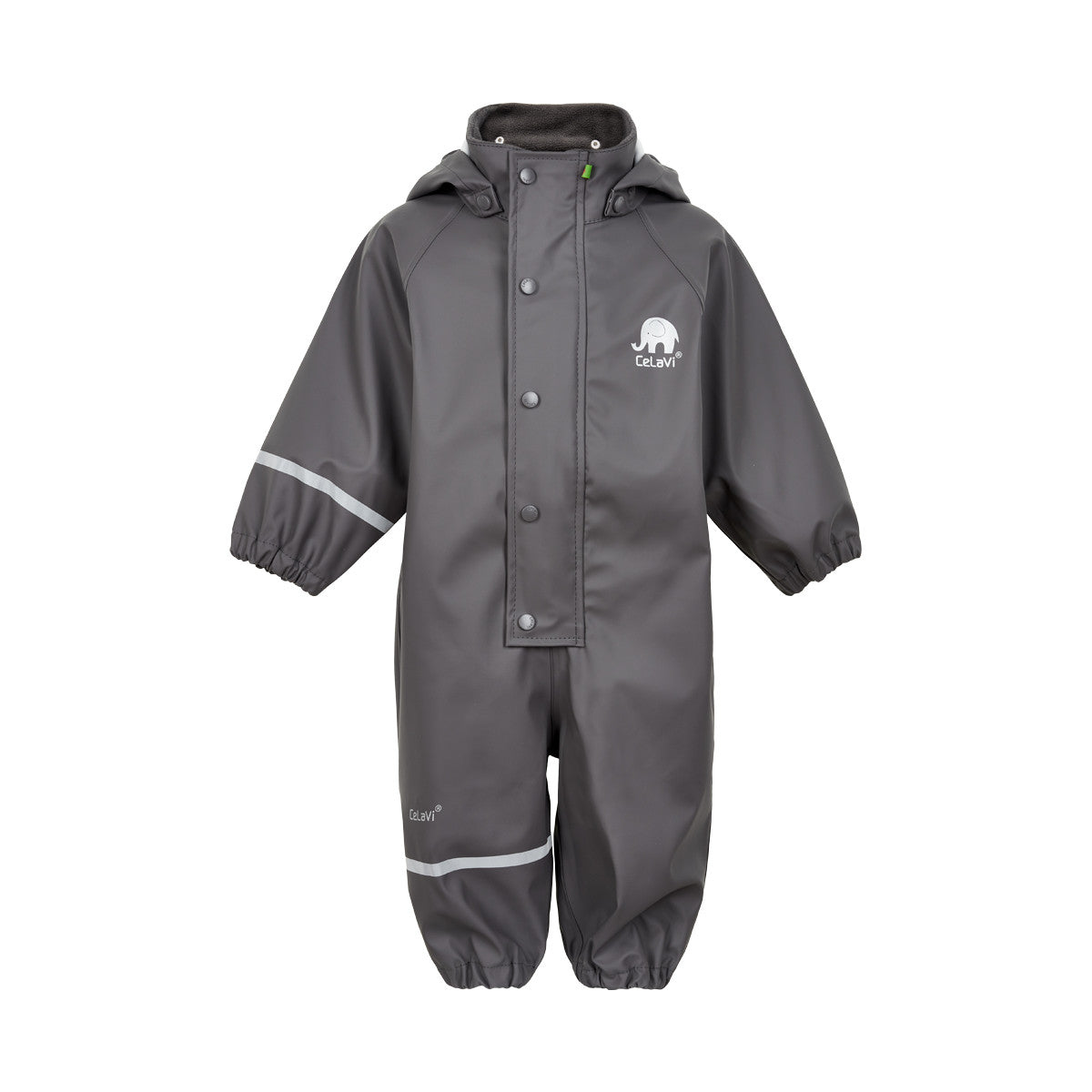Celavi Rainwear Suit Solid Grey - Regenpak Onesie Grijs