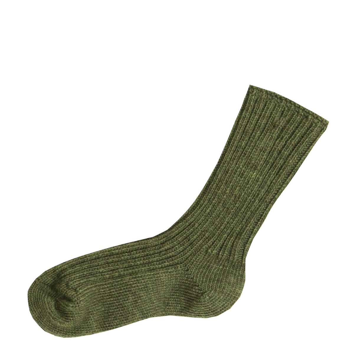 Joha - Wool Socks Moss Melange - Wollen Sokken Mos Groen Melange