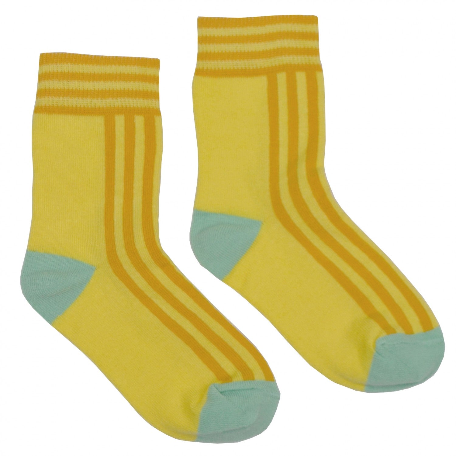 Baba Kidswear - Short Socks Yellow Line
