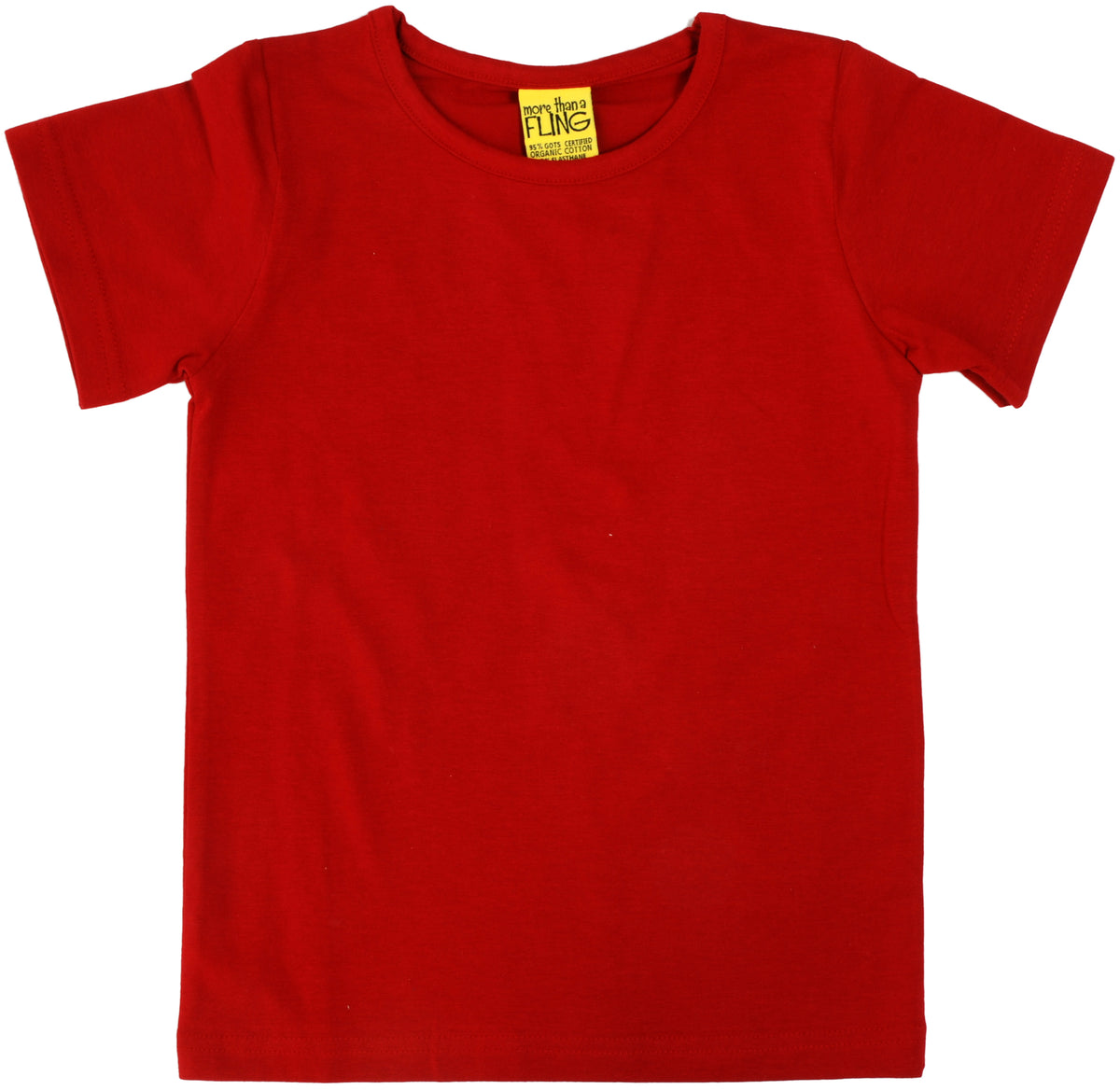 More Than A Fling T Shirt Pompein Red - Donker Rood Shirt