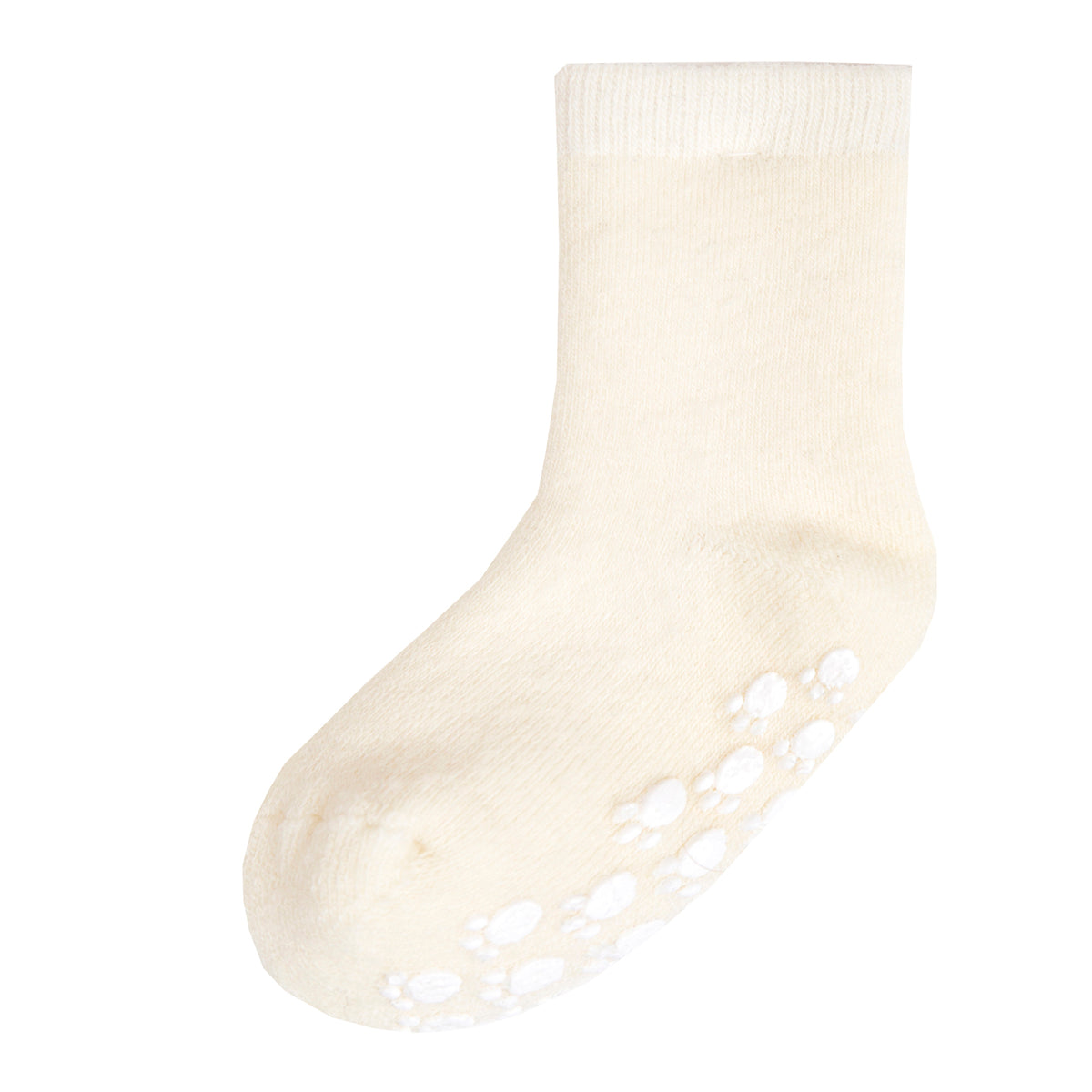 Joha - Wool Socks Anti Slip Natural White - Wit Naturel