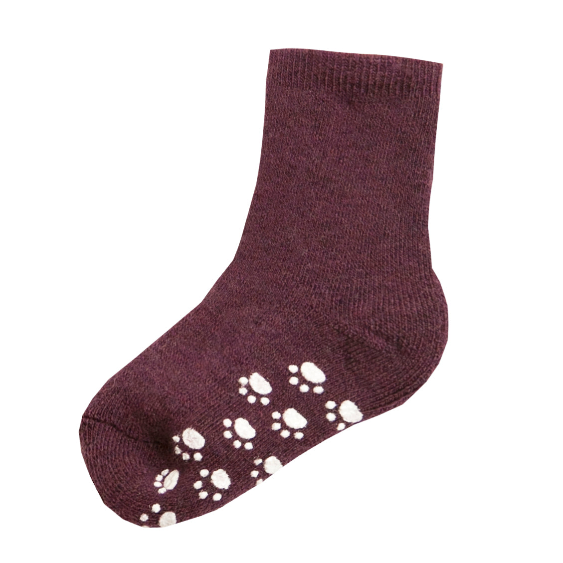 Joha - Wool Socks Anti Slip Burgundy - Wine Red