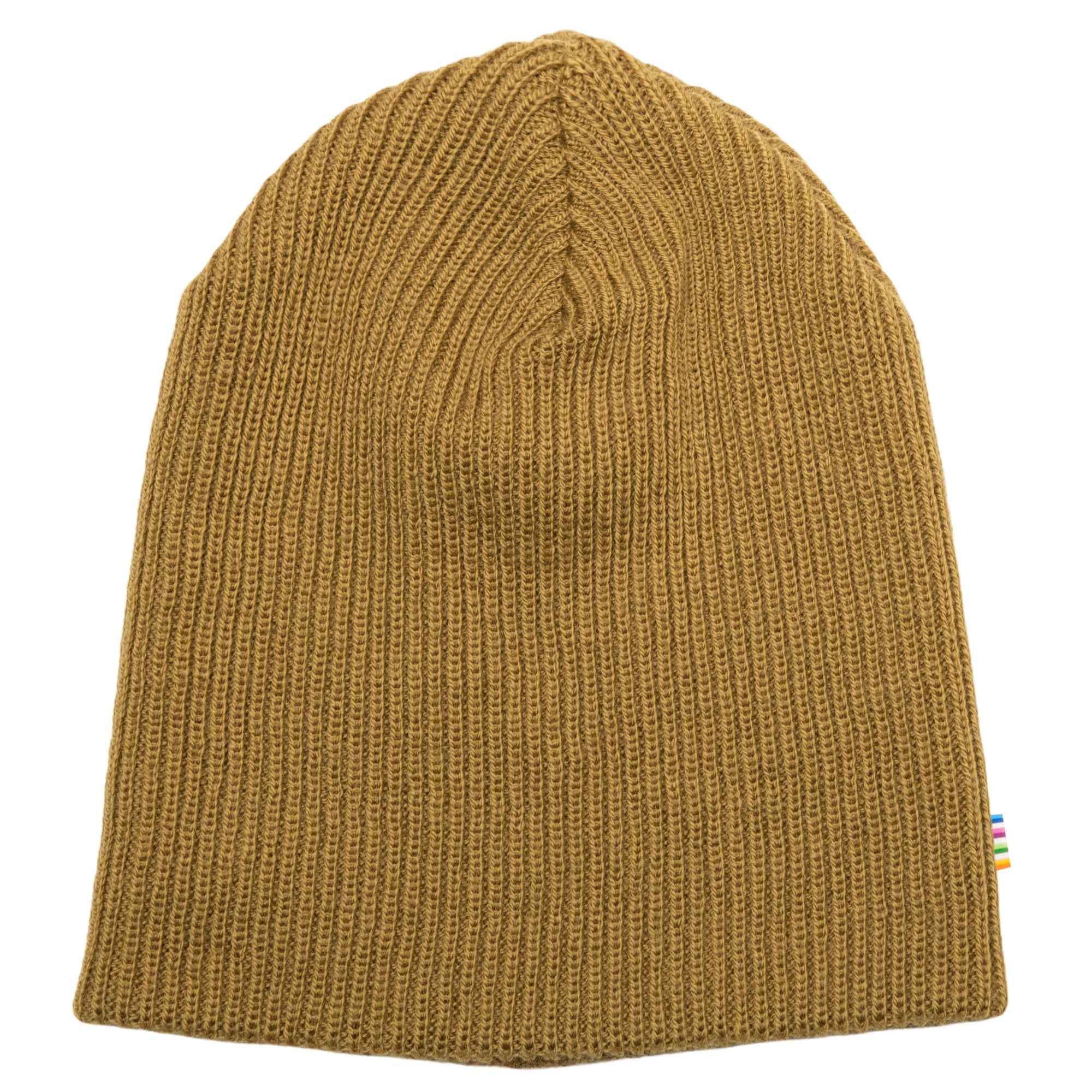 Joha - Wool Knit Double Layer Hat Curry Yellow - Muts Kerrie Geel