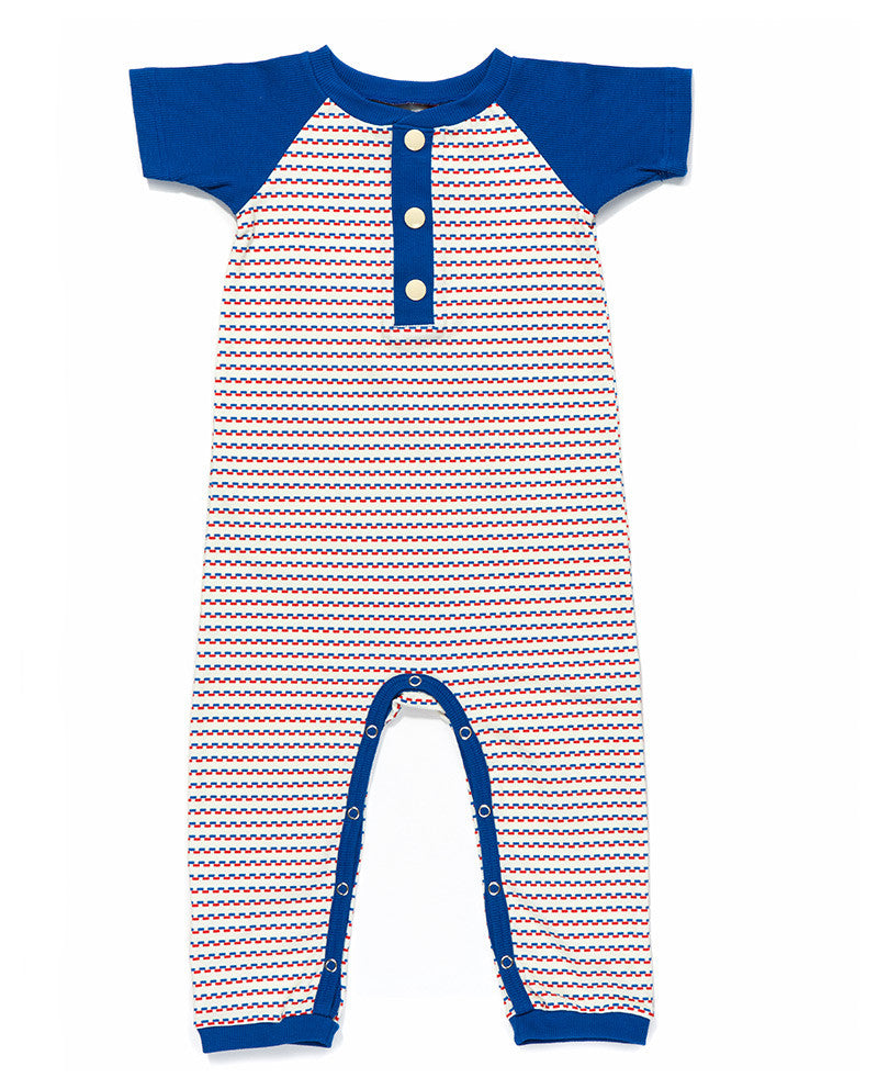 Albababy - Enno Jumpsuit Blue/Red