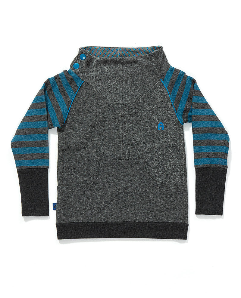 AlbaBaby - Sweat Fennis Grey/Blue Stripe