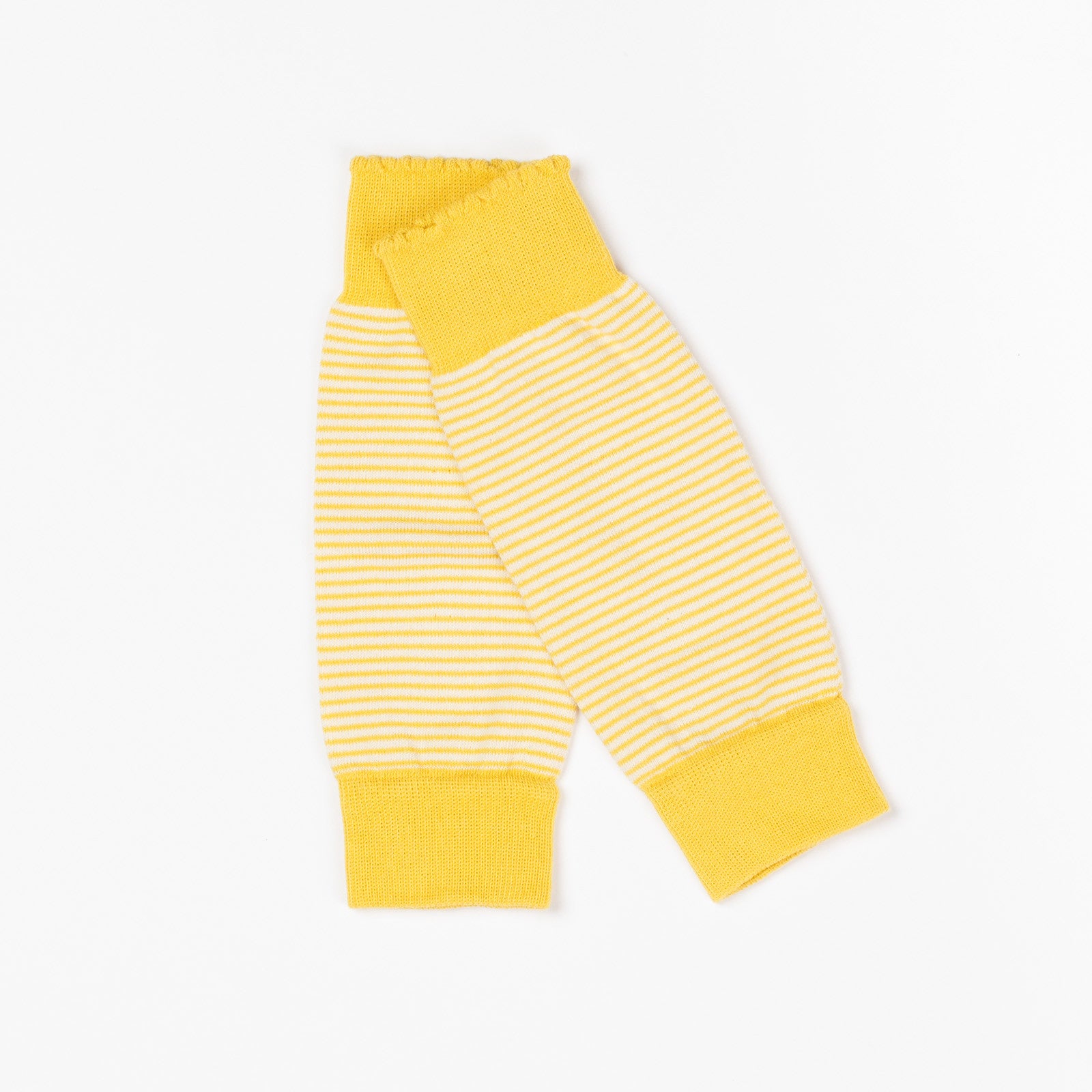 AlbaBaby Legwarmers Bamboo Striped Yellow