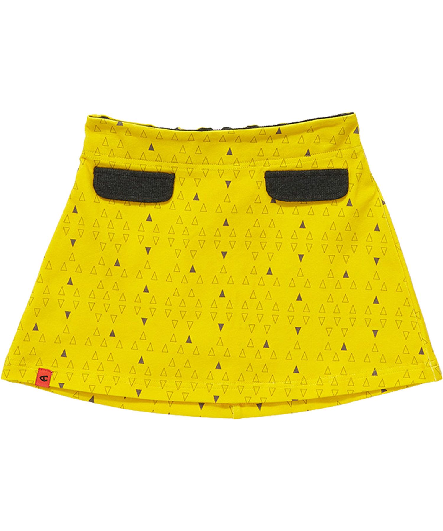 Alba of Denmark - Flow Skirt Yellow Triangles