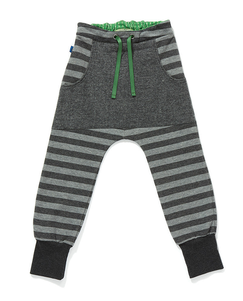 AlbaBaby Pants Fahn Grey/Grey Striped