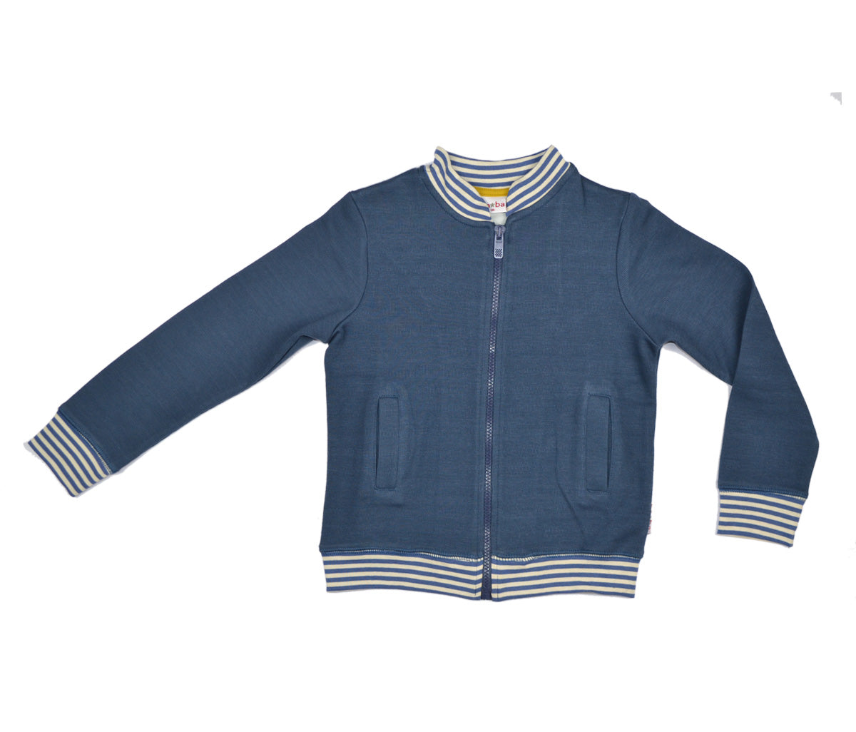Baba Babywear - V-knit bomber Vest Donker Blauw