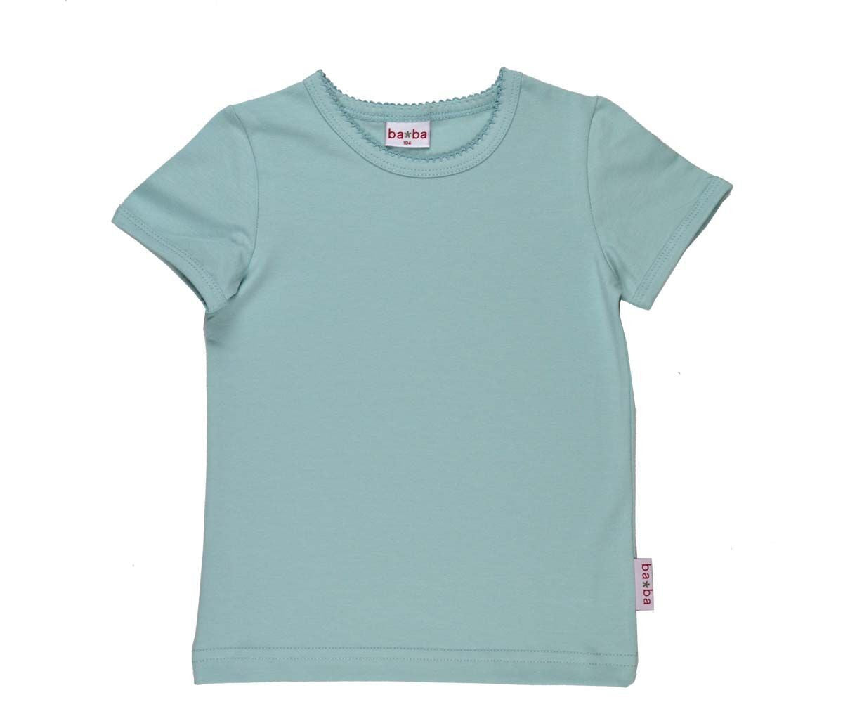 Baba*Kidswear T-Shirt Girls Zacht Blauw Jade