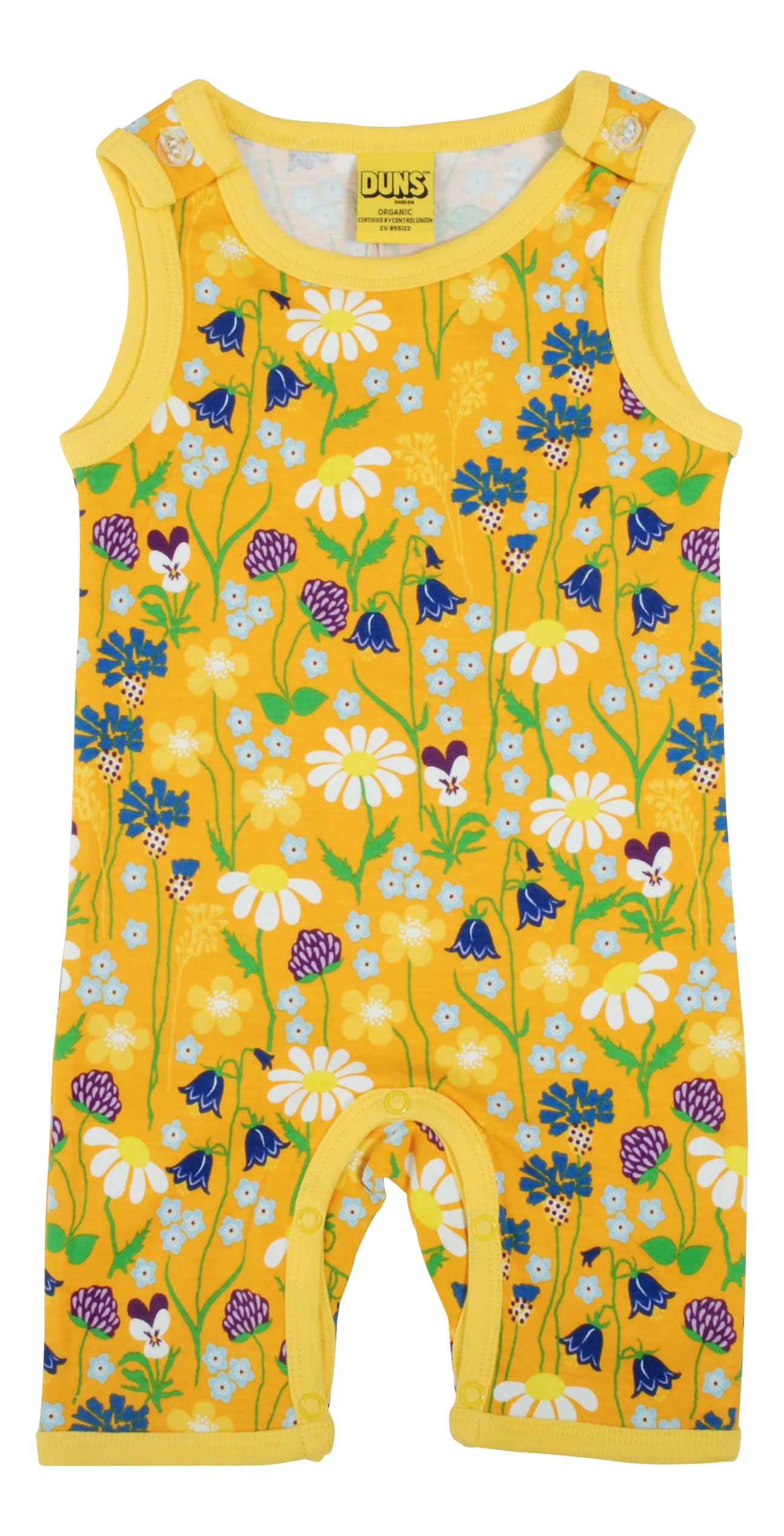 Duns Sweden - Summer Playsuit Midsummer Flowers Yellow