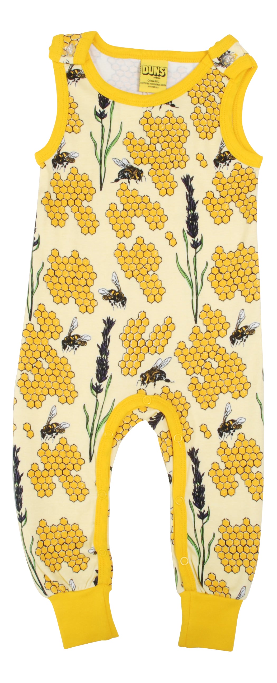 Duns Sweden - Playsuit Bee Yellow - Dungaree Bijen Geel