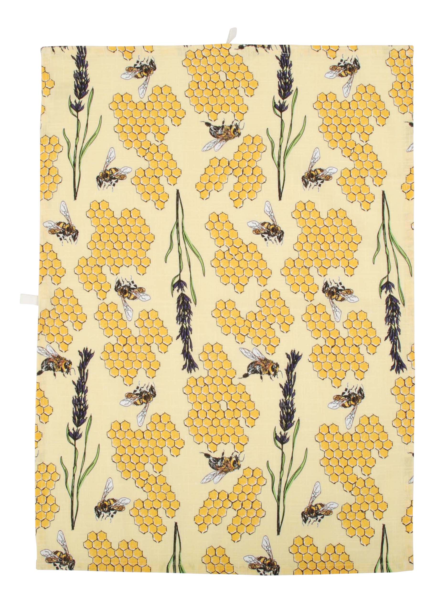 Duns Sweden Kitchen Towel Bee Yellow - Theedoek Bijen Geel