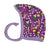 Duns Sweden Babycap Bonnet Meadow Purple - Strikmutsje Bloemenweide Paars