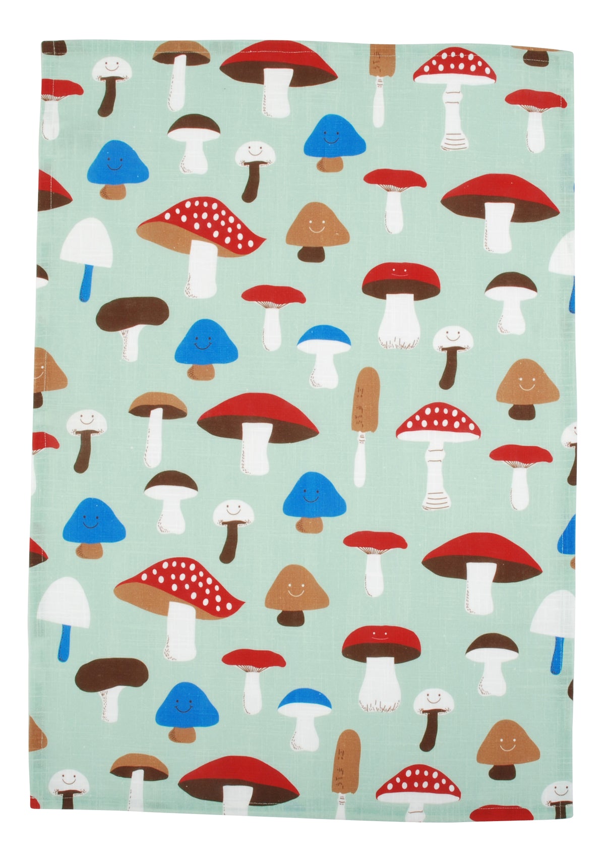 Duns Sweden Kitchen Towel Mushroom Jade - Paddenstoelen Jade Groen