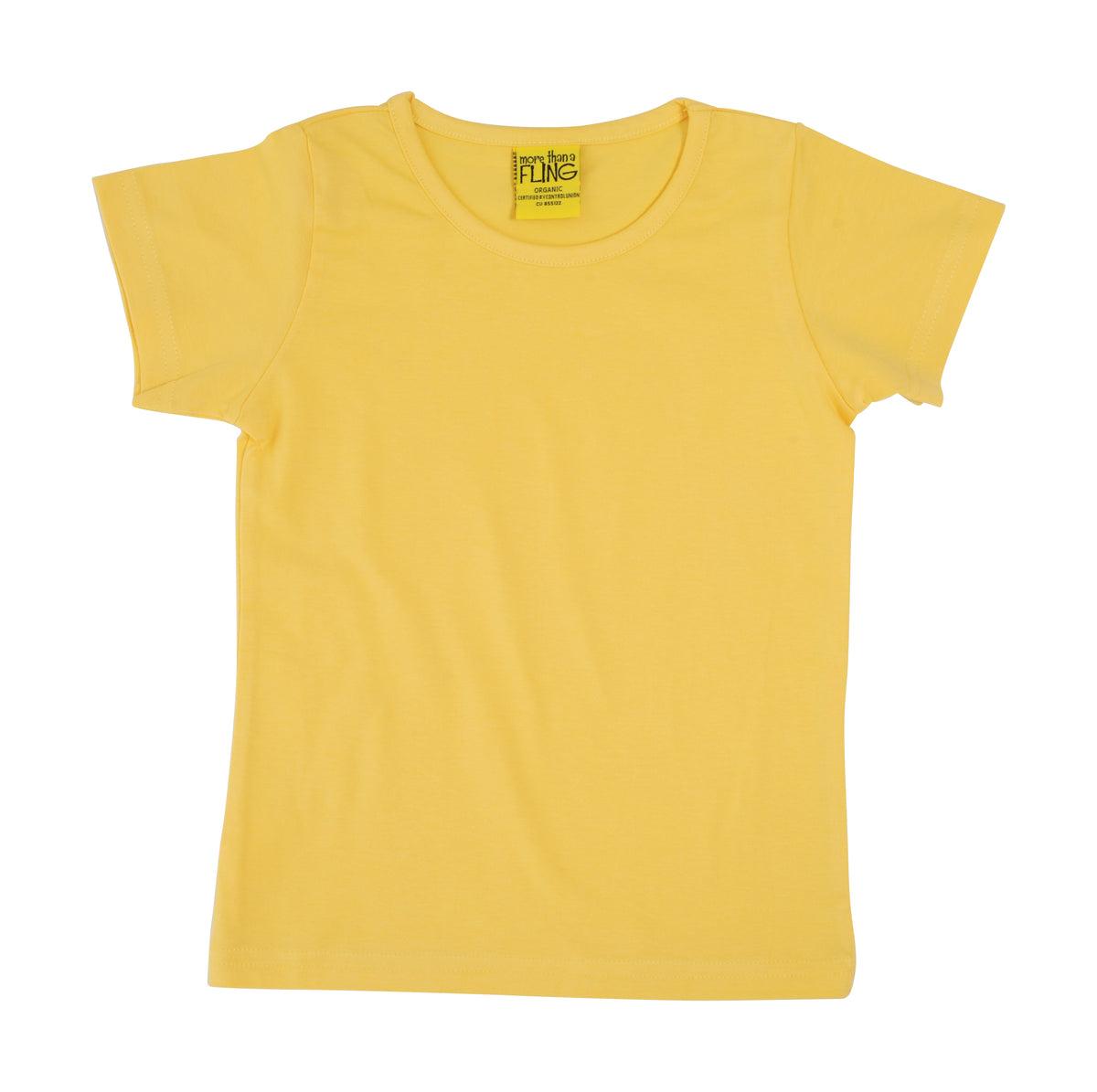 More Than A Fling T-Shirt Banana Yellow - Zacht Geel