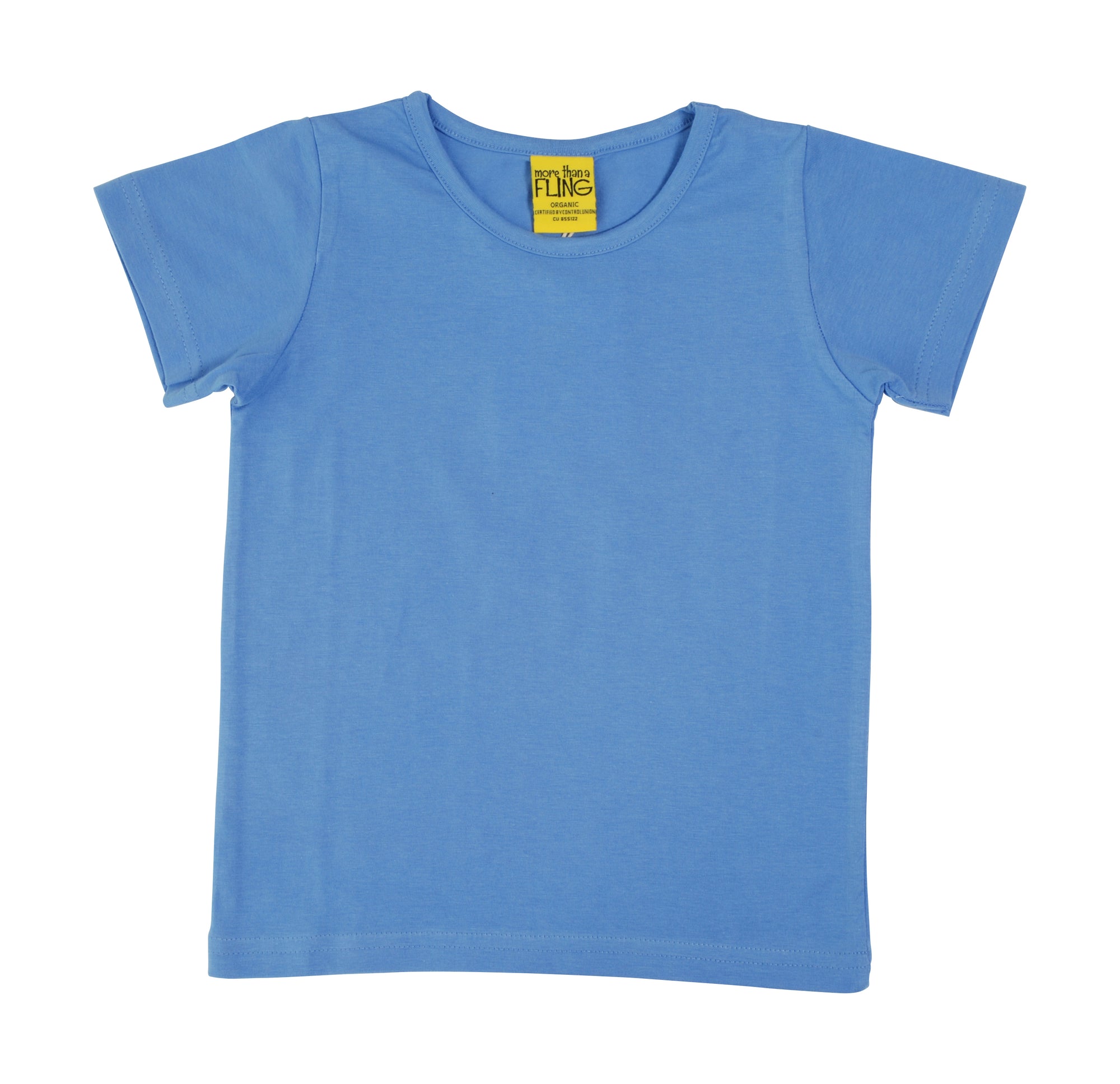 More Than A Fling T-Shirt Corn Flower Blue - Korenbloem Blauw T-shirt