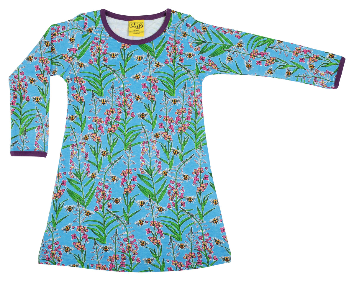 Duns Sweden - Longsleeve Dress Willowherb Blue