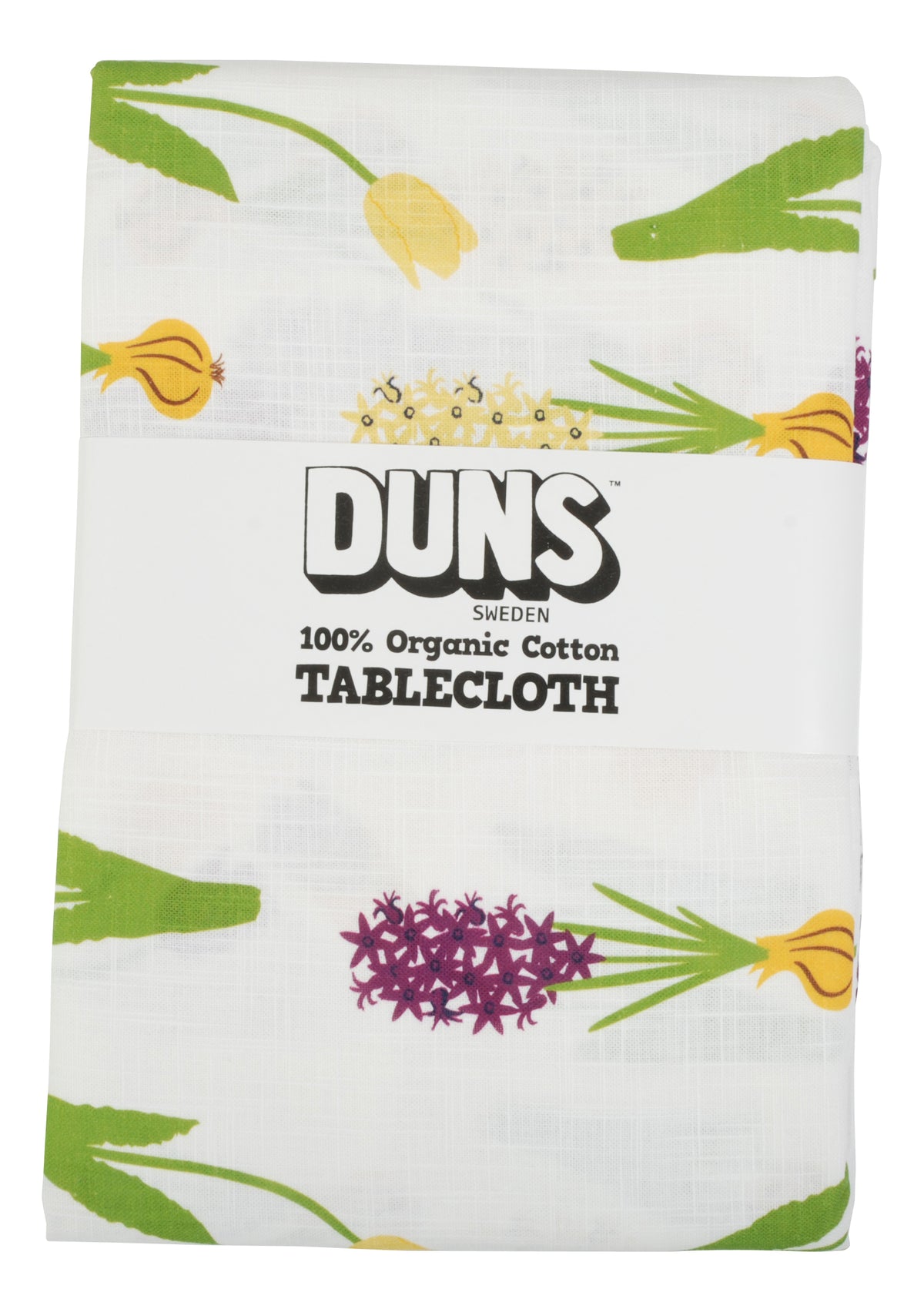 Duns Sweden Tablecloth Linnen Hyacinh and Tulip - Linnen Tafelkleed Hyacinh &amp; Tulp