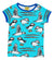 Duns Sweden - T-shirt Puffin Atol - Papegaaiduikers Turquoise