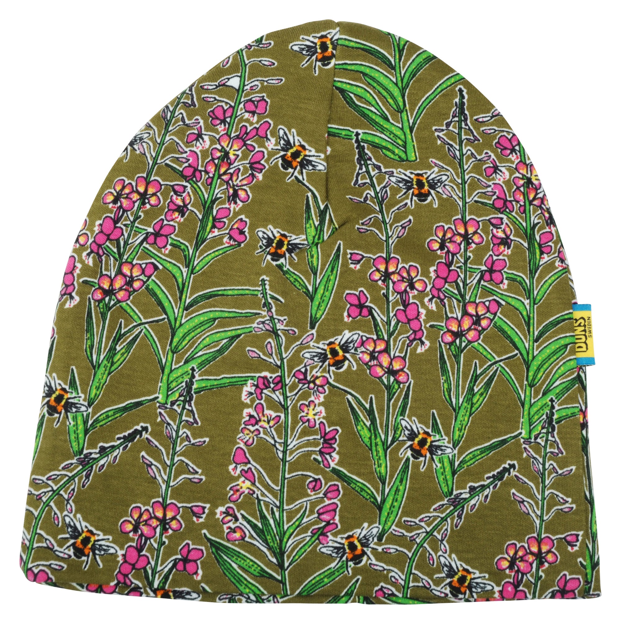 Duns Sweden - Beanie Dubbellaags Muts Willowherb Olive Wilgenroosje