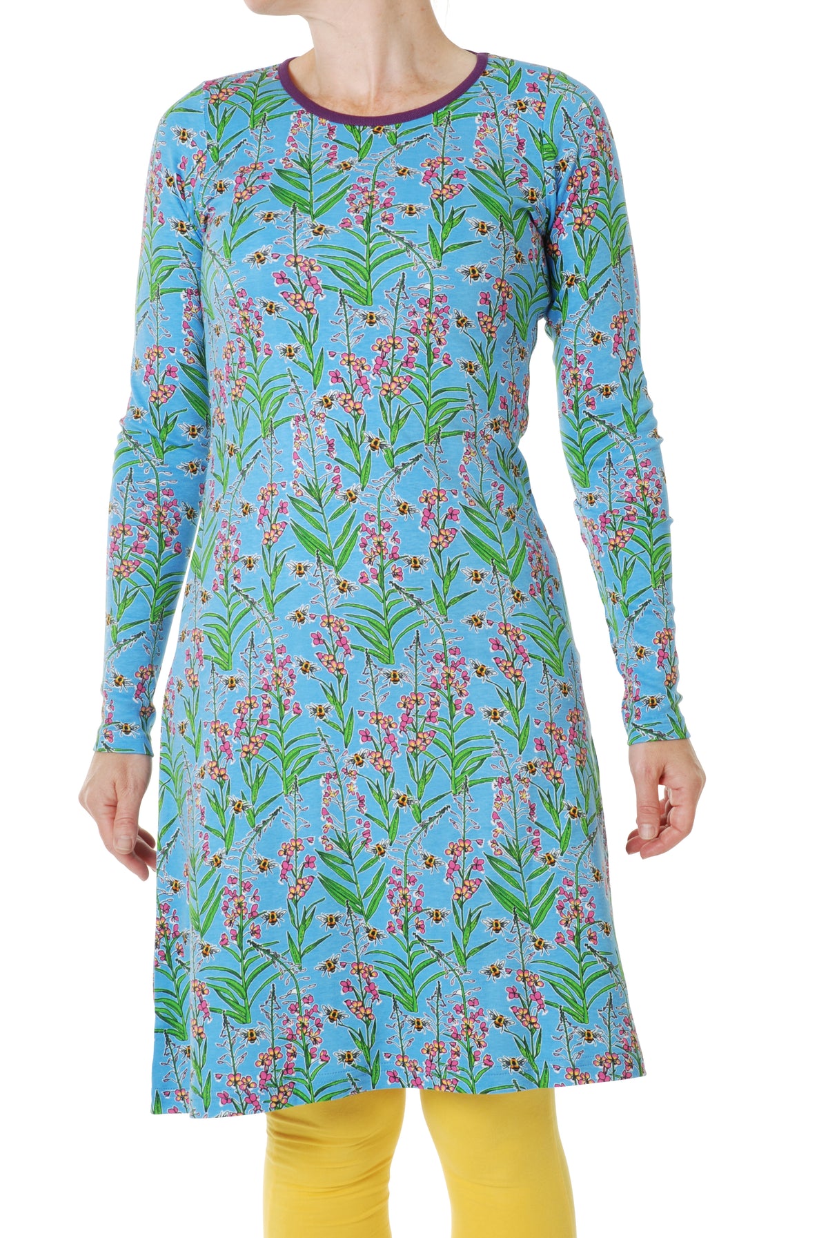 Duns Sweden ADULT Longsleeve Dress Willowherb Blue