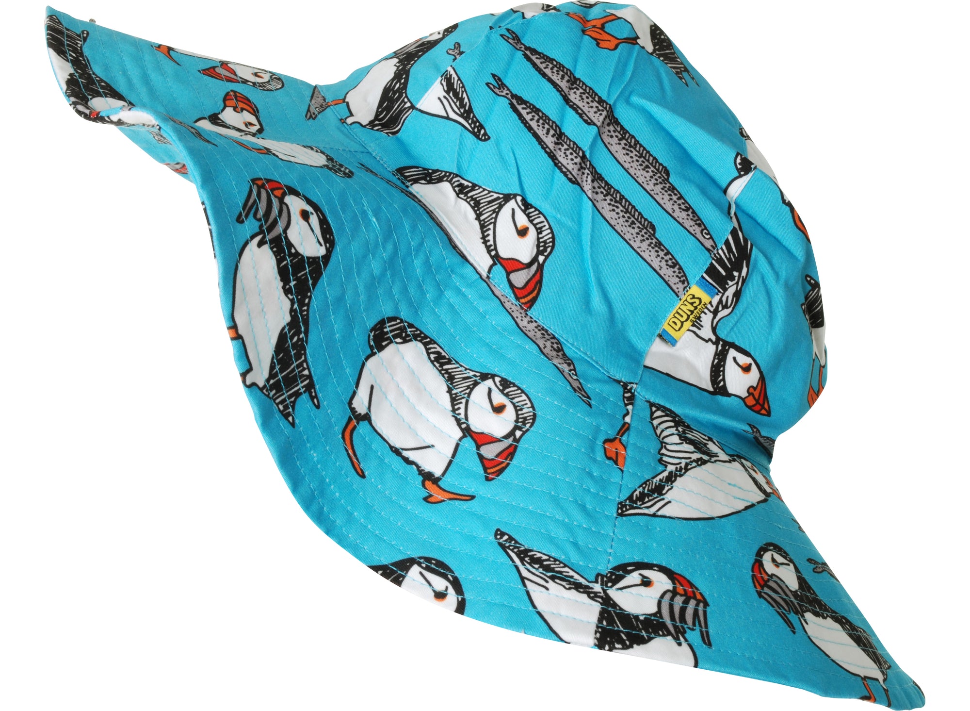 Duns Sweden Sunhat - Zonnehoed Puffin Atol Papegaaiduiker Turquoise