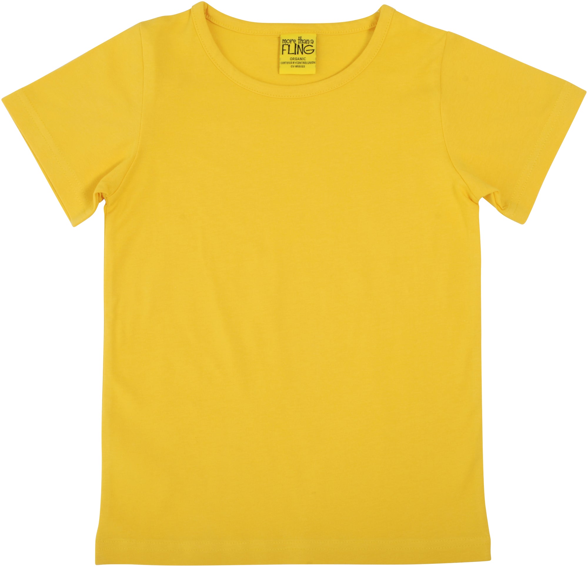More Than A Fling T Shirt Warm Yellow - Warm Geel
