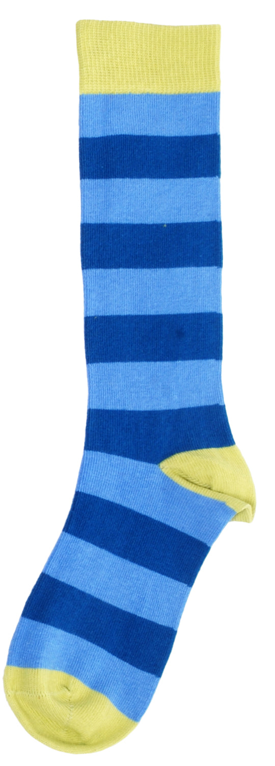 Duns Sweden Knee Socks Blue /Dark Blue Striped