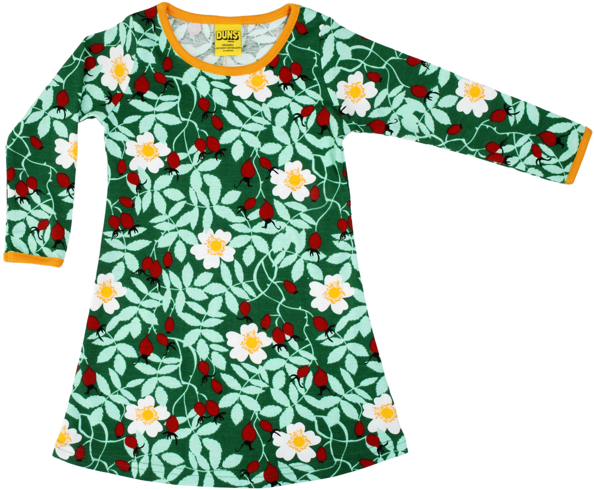 Duns Sweden - Longsleeve Dress Rosehip Green