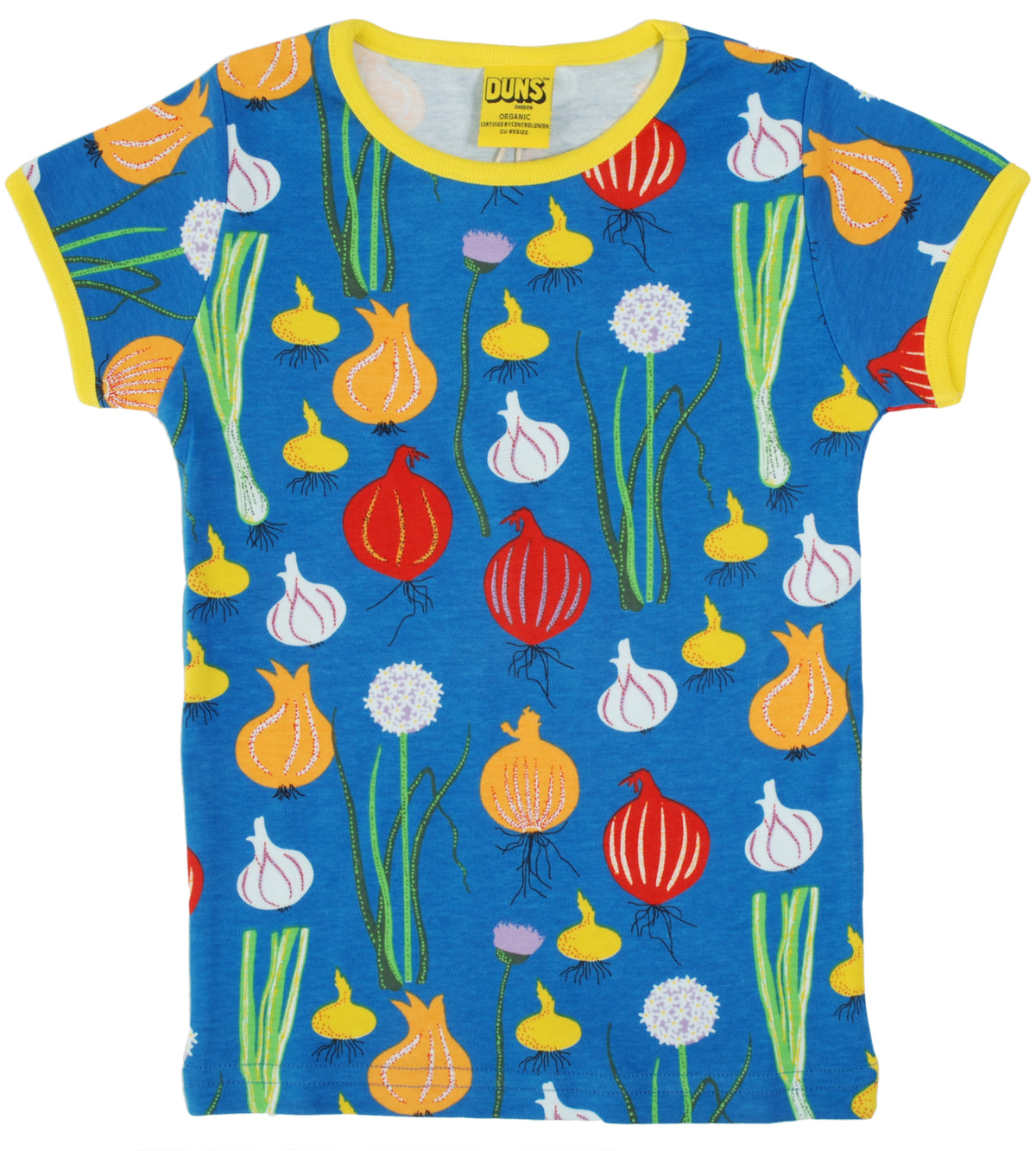 Duns Sweden - T-shirt Garlic, Chives and Onion Blue Shirt Knoflook, Bieslook &amp; Ui Blauw