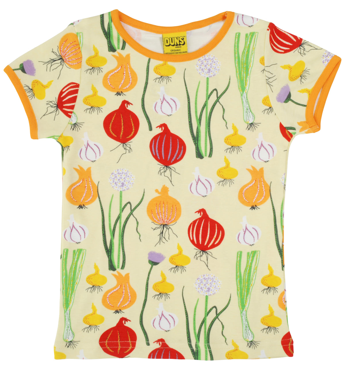 Duns Sweden - T-shirt Garlic, Chives and Onion Pale Green Shirt Knoflook, Bieslook &amp; Ui Zacht Groen