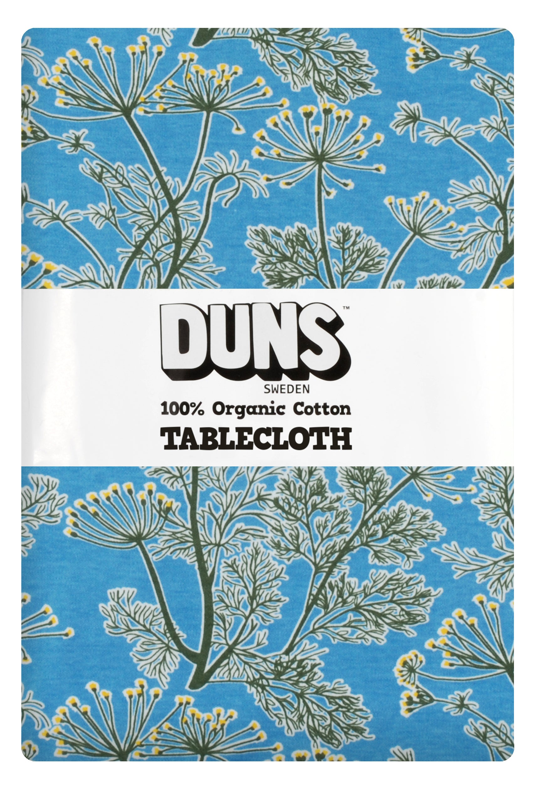 Duns Sweden - Table Cloth Dill Blue (220x140) Tafelkleed Dille Blauw