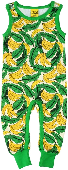 Duns Sweden - Dungaree Bananas Pale Yellow - Playsuit Bananen Licht Geel