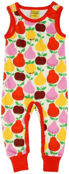 Duns Sweden - Playsuit Fruit Yellow - Dungaree Apples &amp; Pears