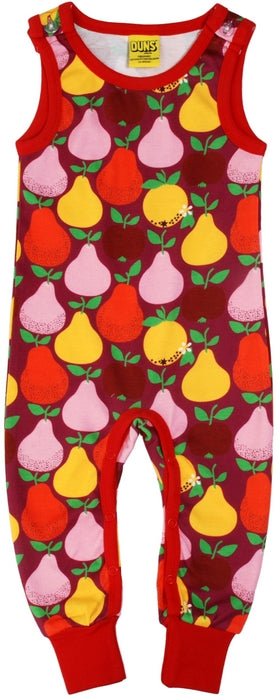 Duns Sweden - Dungaree Fruit Boysenberry - Playsuit Apples & Pears