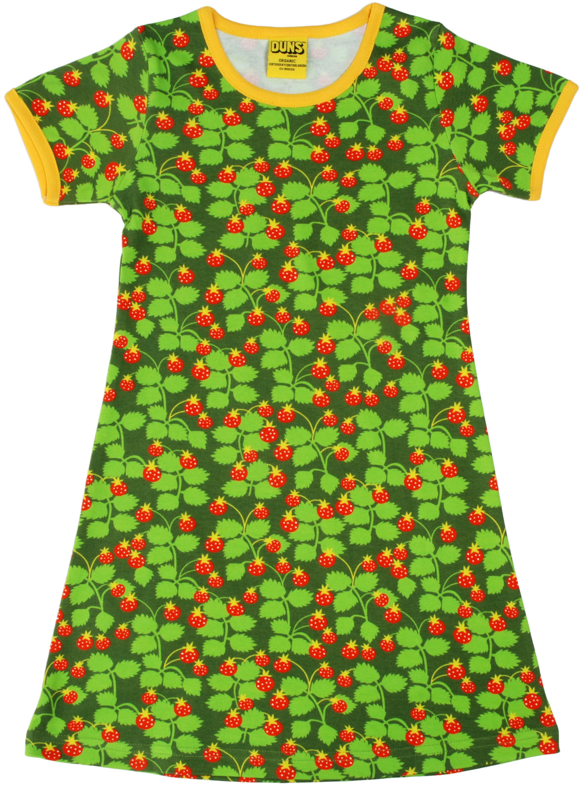 Duns Sweden - Short Sleeve Dress Strawberry
