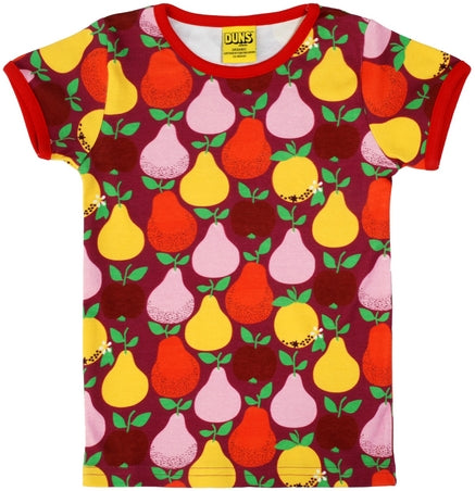 Duns Sweden - T-Shirt Fruits Boysenberry - Shirt Korte Mouw Fruit Paarsrood