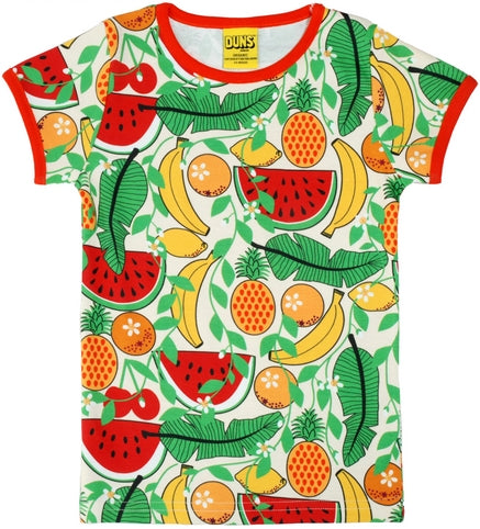 Duns Sweden - T-Shirt Tropical Vanilla - Shirt Korte Mouw Tropisch Fruit