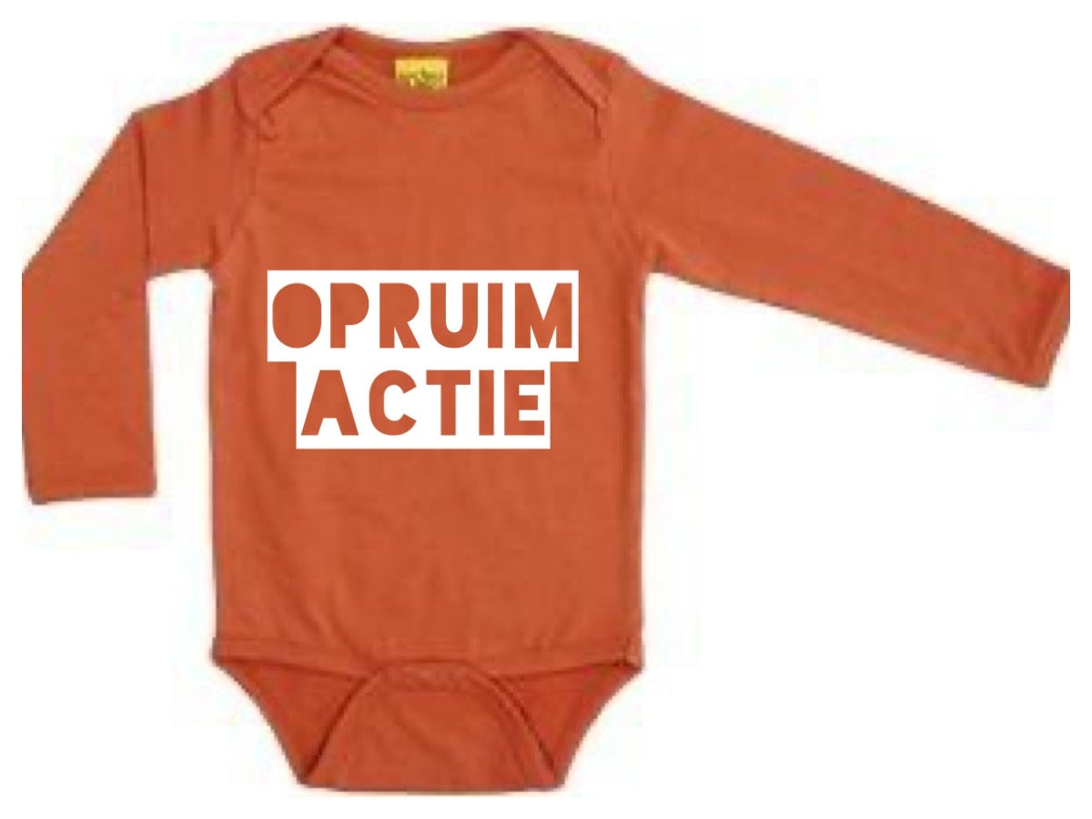 More Than A Fling Body Caramel Brown - Romper Lange Mouw Caramel OranjeBruin