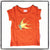 Baba Kidswear - T-Shirt Girls Orange Bird