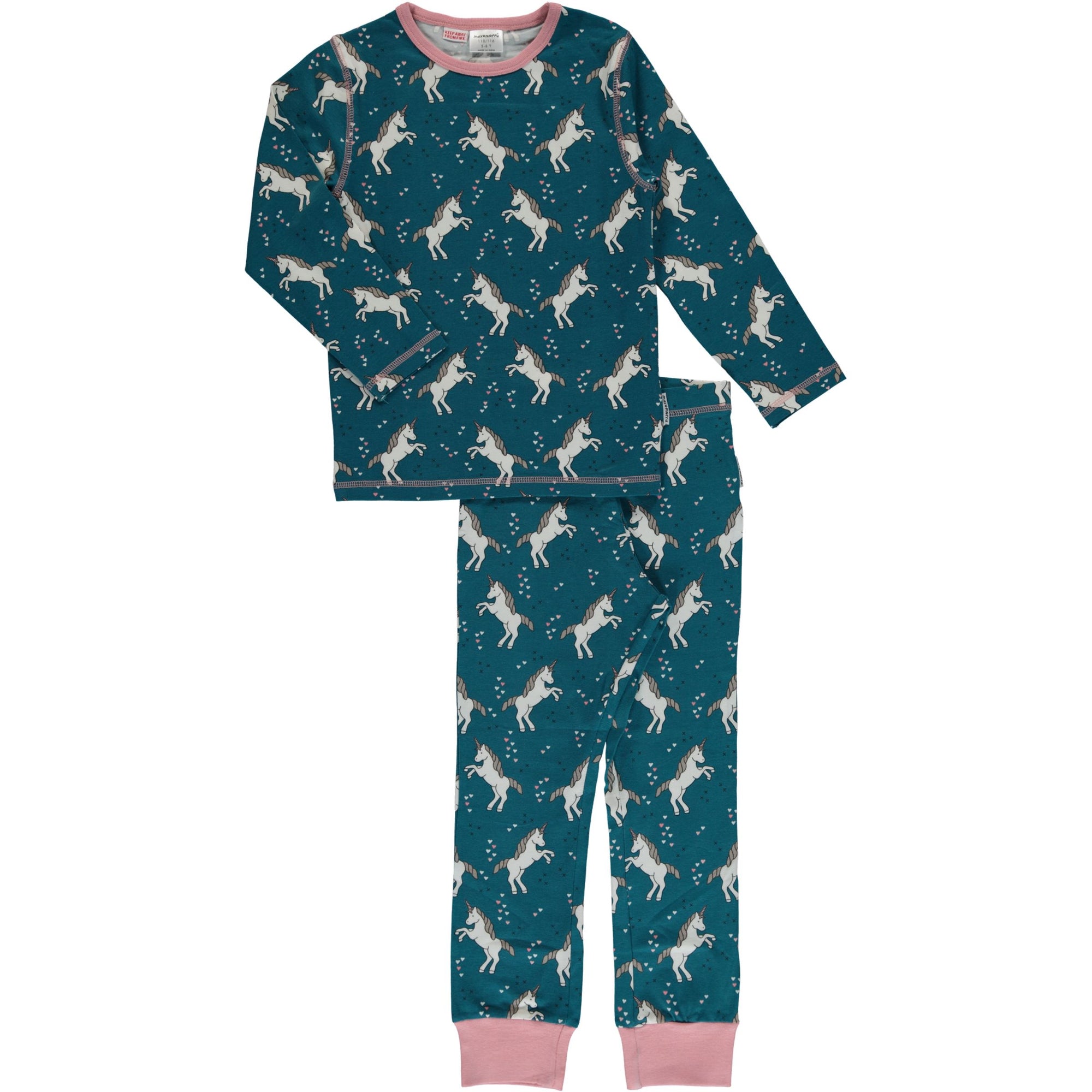 Maxomorra Pyjama Set Unicorn Dreams - Pyjama Eenhoorns