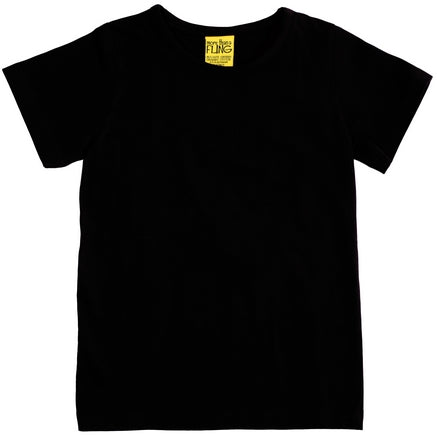 More Than A Fling T Shirt Black - Zwart Shirt