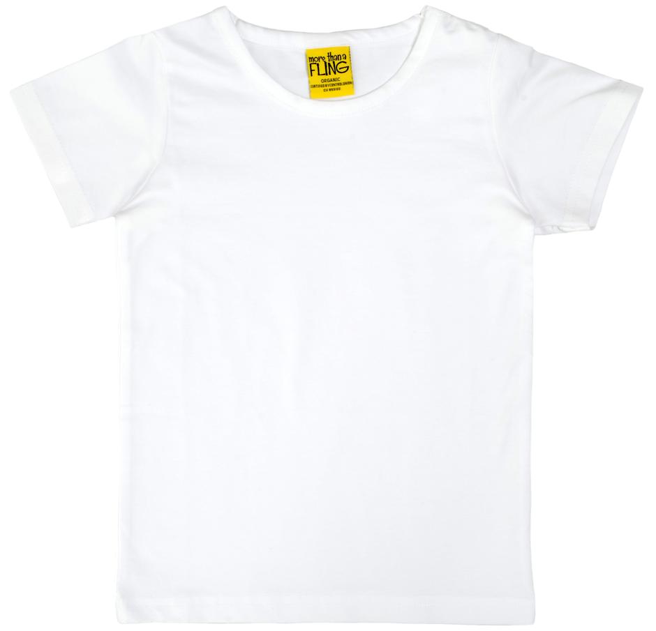 More Than A Fling T Shirt White - Shirt Wit