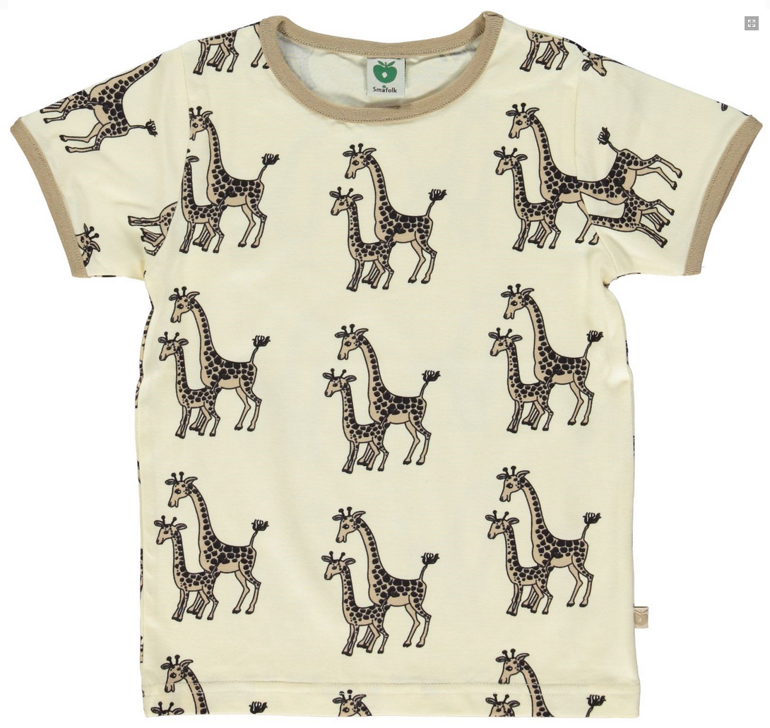 Smafolk - T-Shirt BABY Cream Giraf