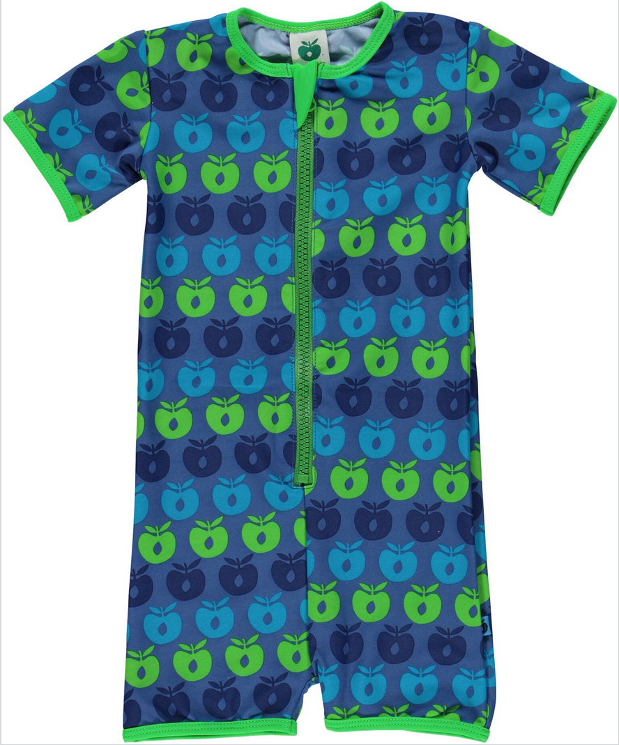 Smafolk - UV-Suit Apples Blue/Green